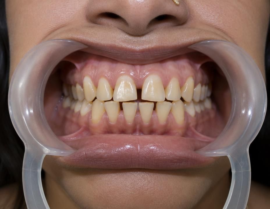 Complete Smile Makeover — before treatment